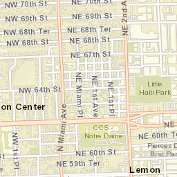 Lemon City Florida Street Map