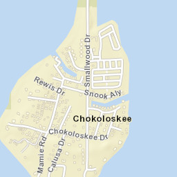Chokoloskee Florida Street Map