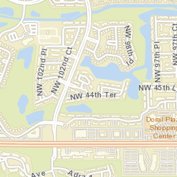 Doral Florida Street Map
