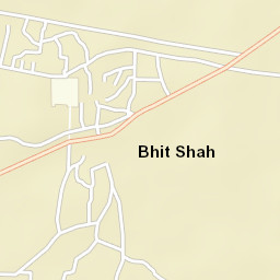 Bhit Shah Street Map