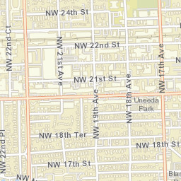 Miami Street Map