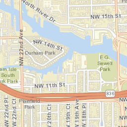 Miami, Florida Street Map