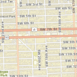 Little Havana Florida Street Map