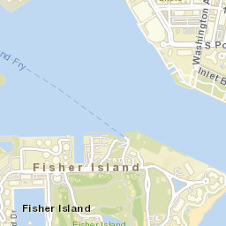 Fisher Island Florida Street Map