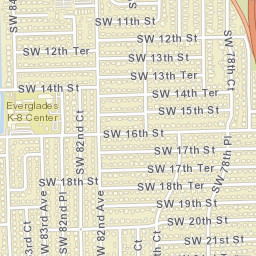 Westchester Florida Street Map