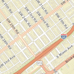The Roads Florida Street Map