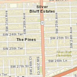 The Pines Florida Street Map