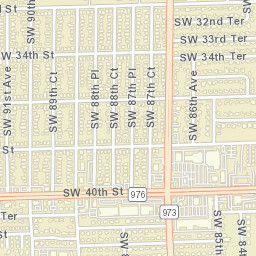 Pioneer Park Florida Street Map