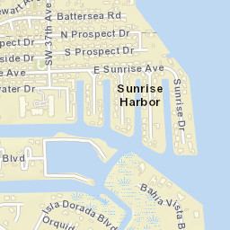 Sunrise Harbor Florida Street Map