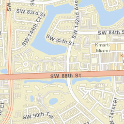 Kendall Lakes Florida Street Map