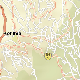 Kohima Street Map