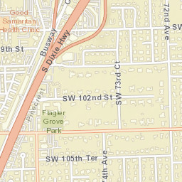 Kendall Florida Street Map