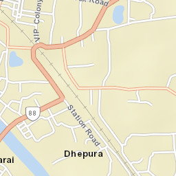Dalsingh Sarai Street Map