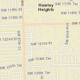Hawley Heights Florida Street Map