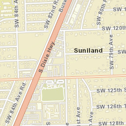 Suniland Florida Street Map