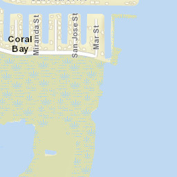 Coral Bay Florida Street Map