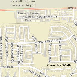 Country Walk Florida Street Map