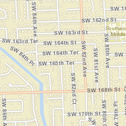 Palmetto Bay Florida Street Map