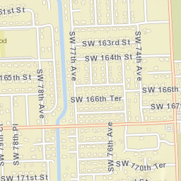 Cutler Florida Street Map