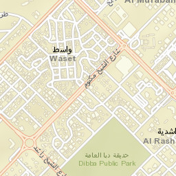 Dibba Al-Fujairah Street Map