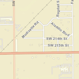 Aladdin City Florida Street Map