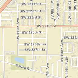 Goulds Florida Street Map