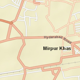 Mirpur Khas Street Map