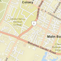 Allahabad Street Map