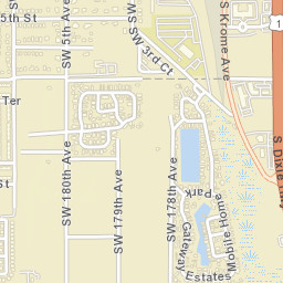 Gateway Estates Florida Street Map