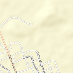 Francisco Villa, Nazareno, Durango, Mexico Street Map