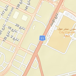 Ajman City Street Map