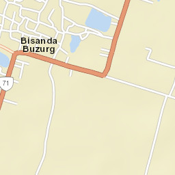 Bisenda Buzurg Street Map