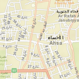 Al Hufūf Street Map