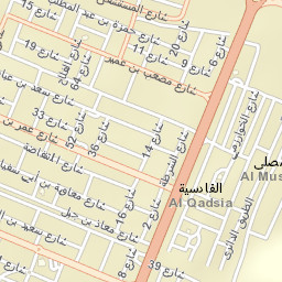 Khawr Fakkān Street Map