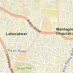 Varanasi Street Map