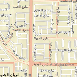 Ar Rayyān Street Map