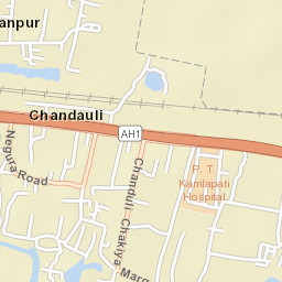 Chandauli Street Map