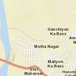 Sadri Street Map