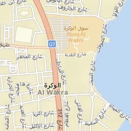 Al Wakrah Street Map