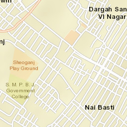 Sheoganj Street Map