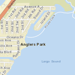 Anglers Park Florida Street Map