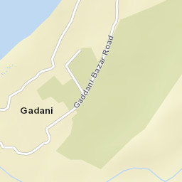 Gadani Street Map