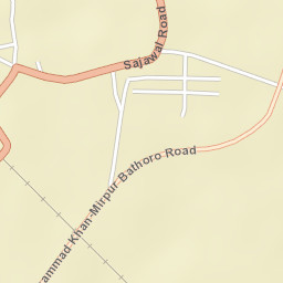 Tando Muhammad Khan Street Map