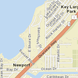 Newport Florida Street Map