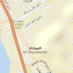 Umm Lajj Street Map