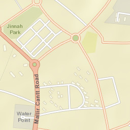 Malir Cantonment Street Map