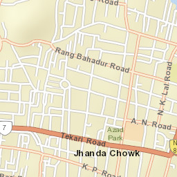Gaya Street Map