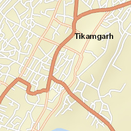 Tikamgarh Street Map