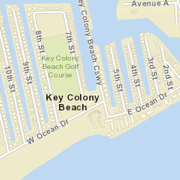 Key Colony Beach Florida Street Map