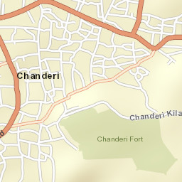 Chanderi Street Map